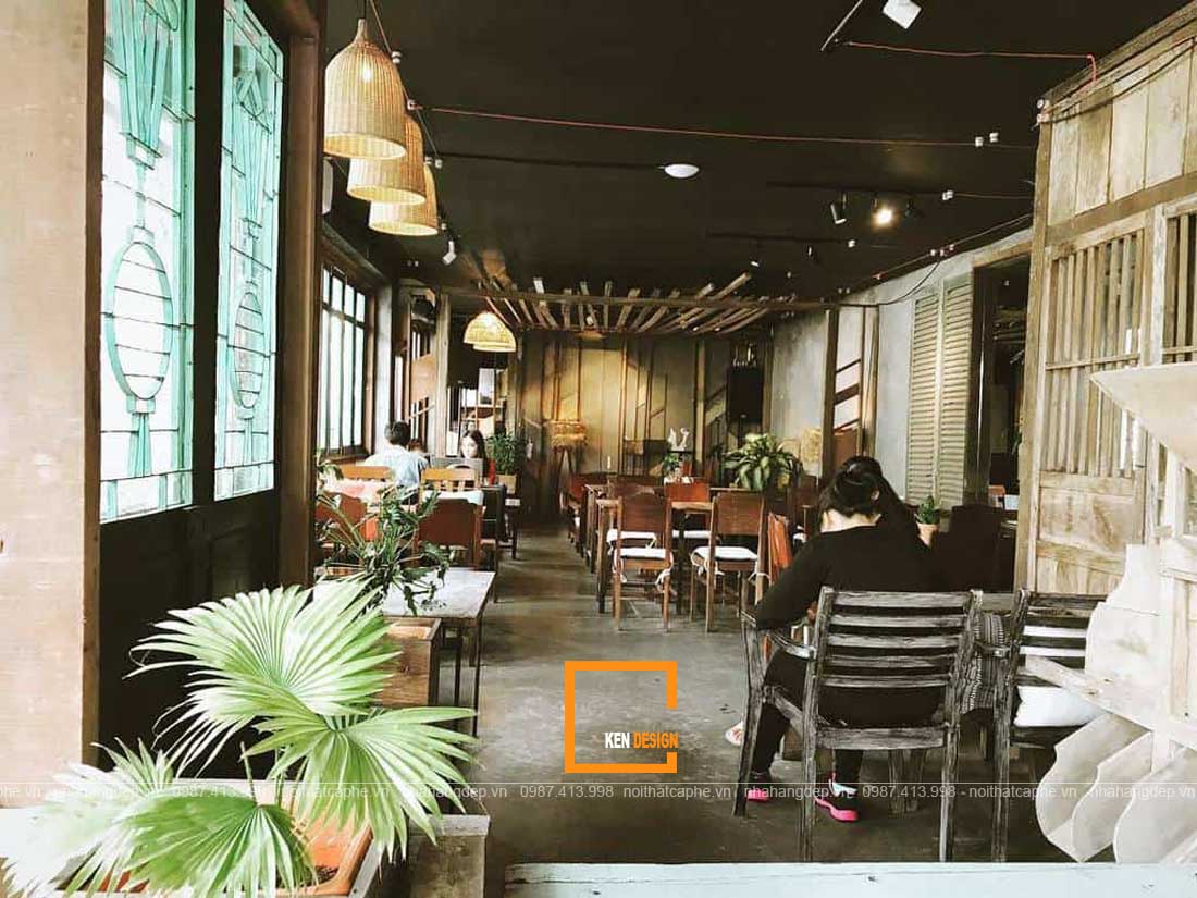 thiết kế quán cafe sân vườn